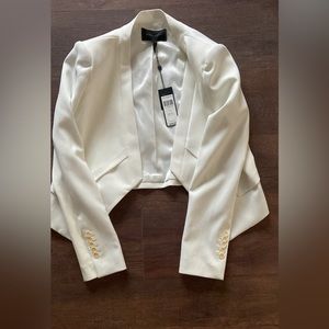 NEW BCBGmaxazaria White Blazer - Size Large